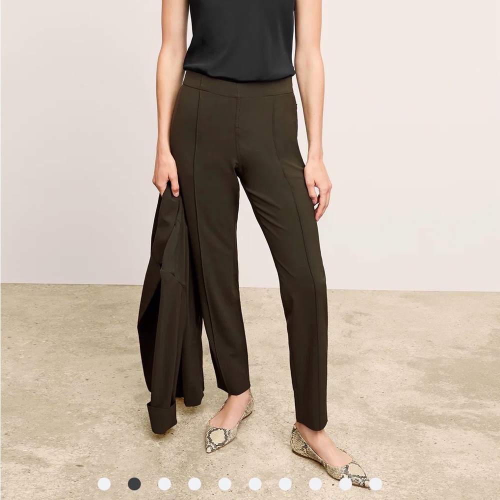 M.M. LaFleur Colby Travel Pant Trousers Size 8 Olive